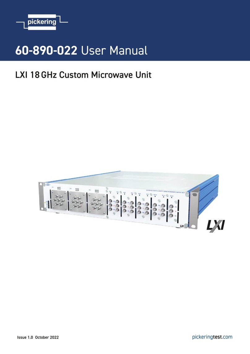 Pickering LXI 60-890-022 user manual