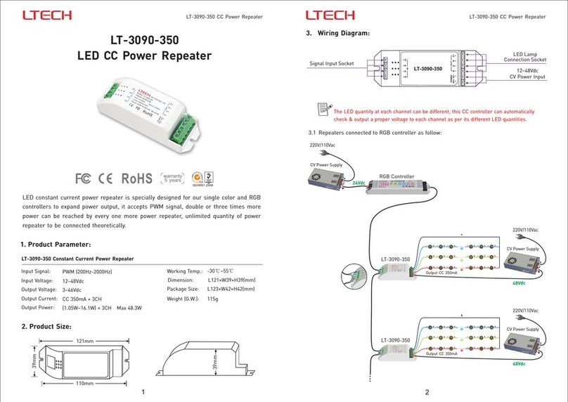 Ltech LT-3090-350 quick start guide