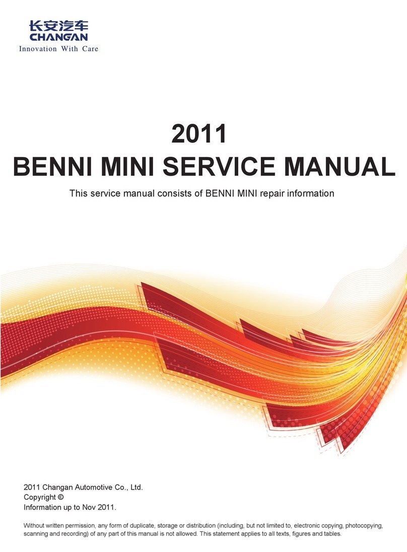 Changan BENNI MINI 2011 User manual