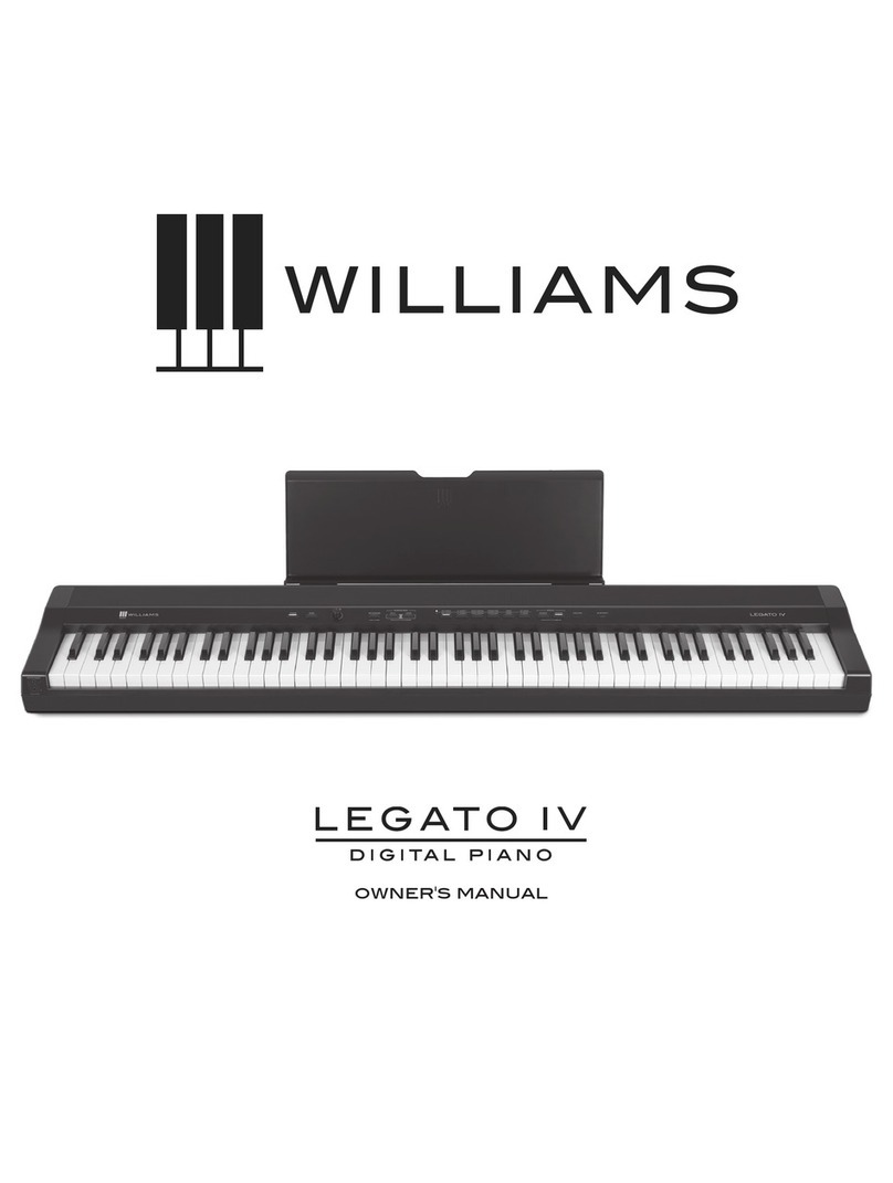 Williams LEGATO IV owner's manual
