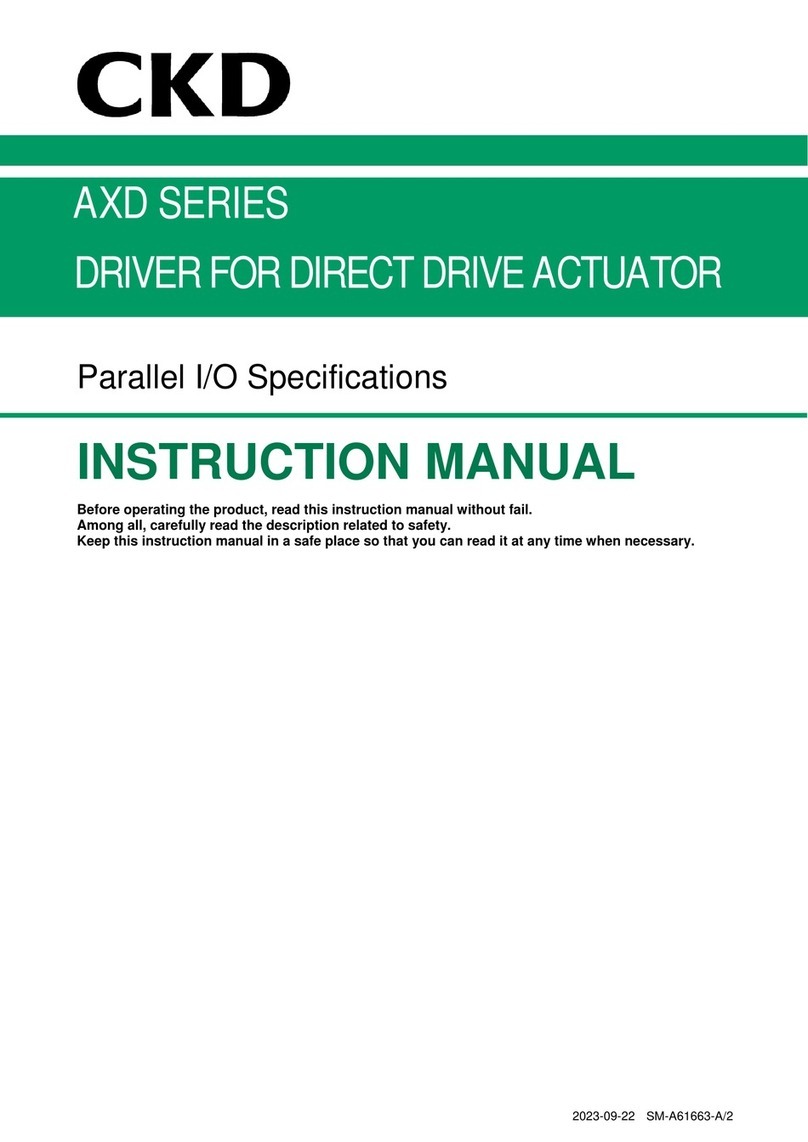 CKD AXD Series User manual
