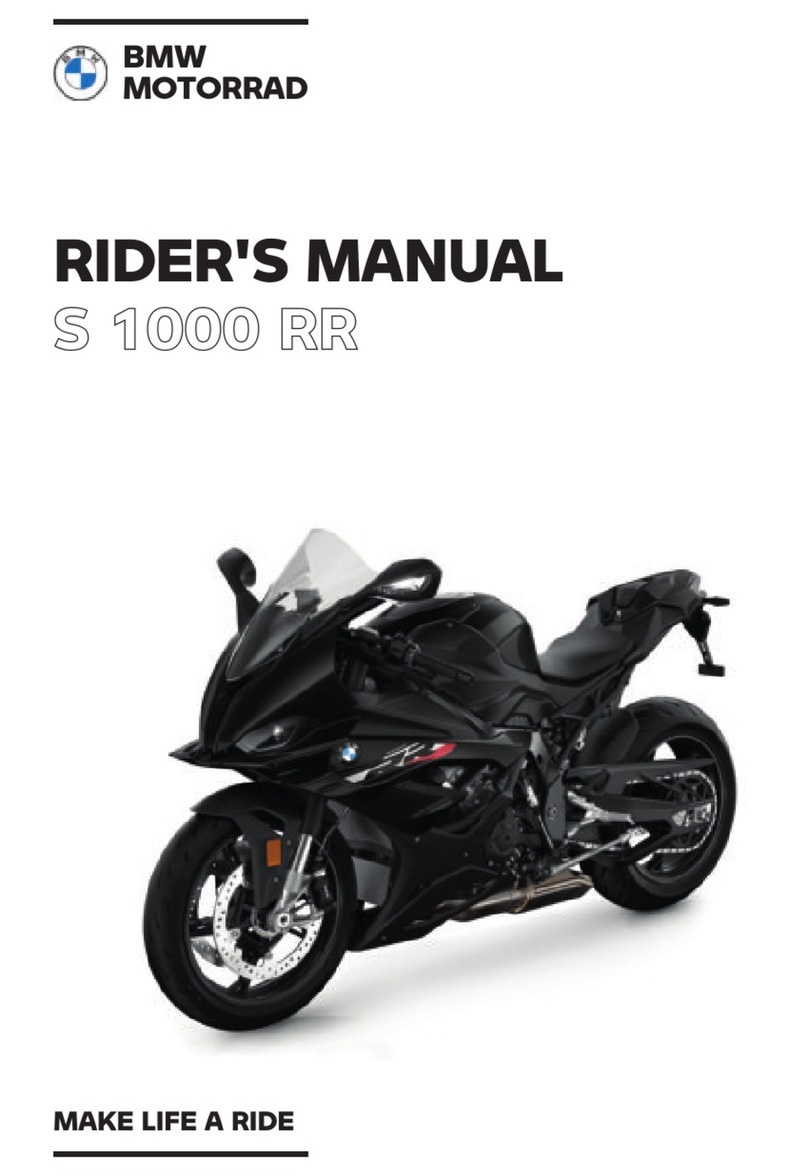 BMW Motorrad S 1000 RR Installation and maintenance manual