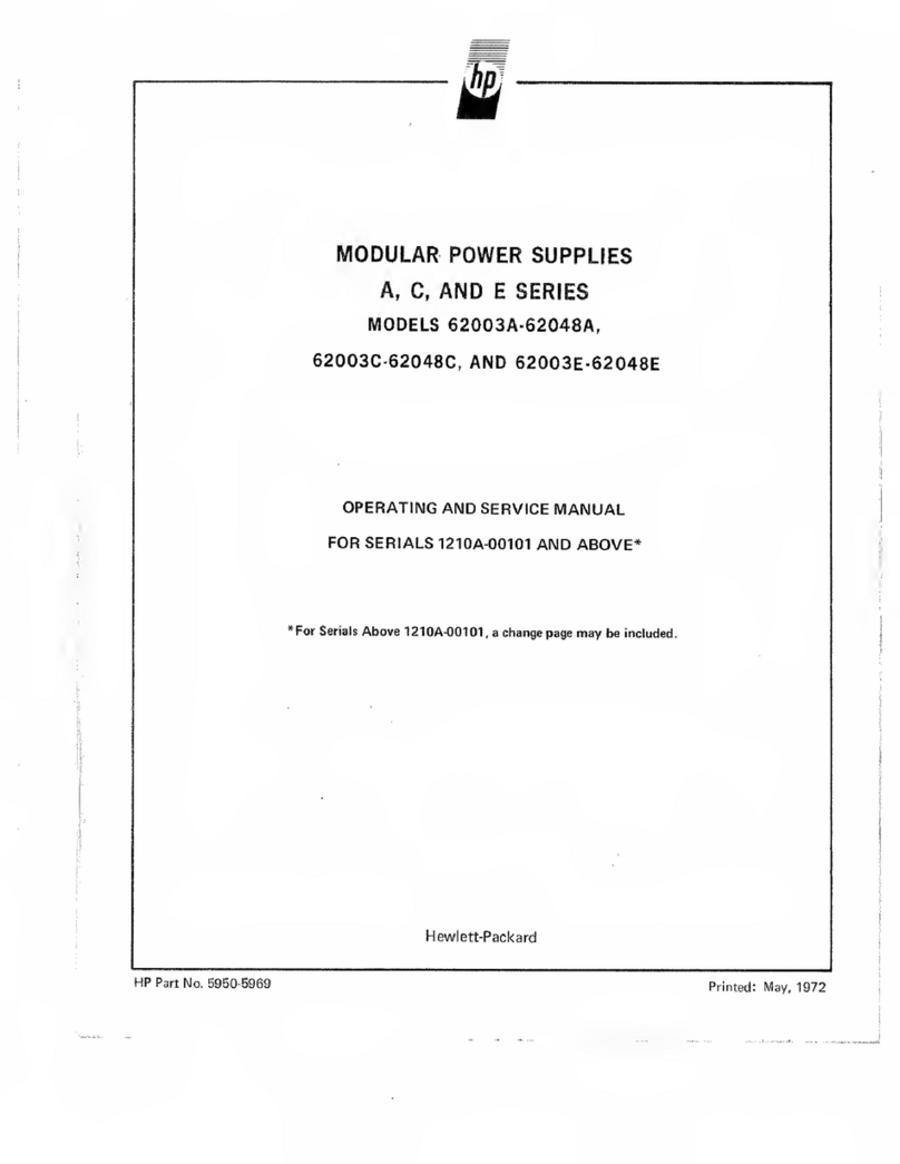 HP A Series Service manual