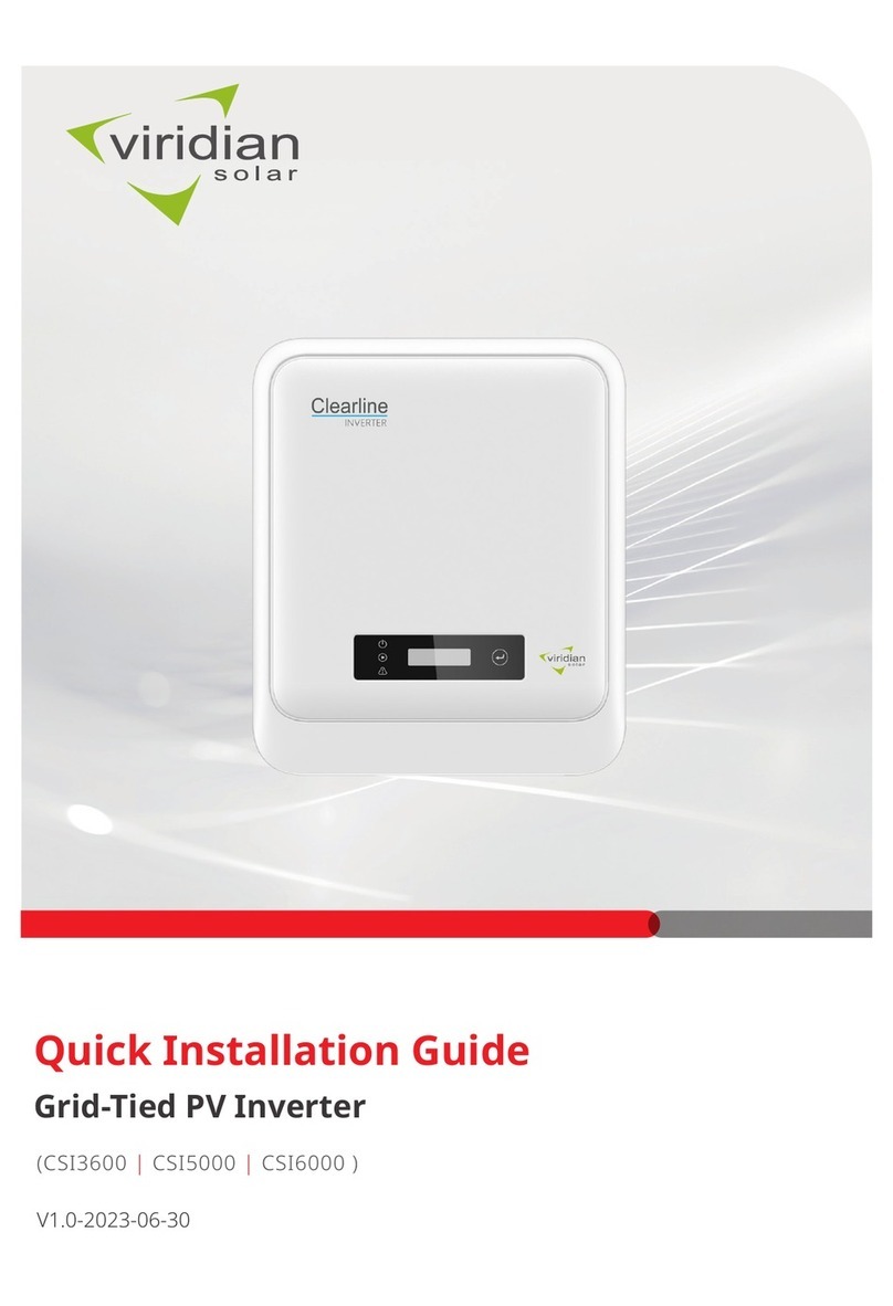 Viridian CSI3600 Quick installation guide