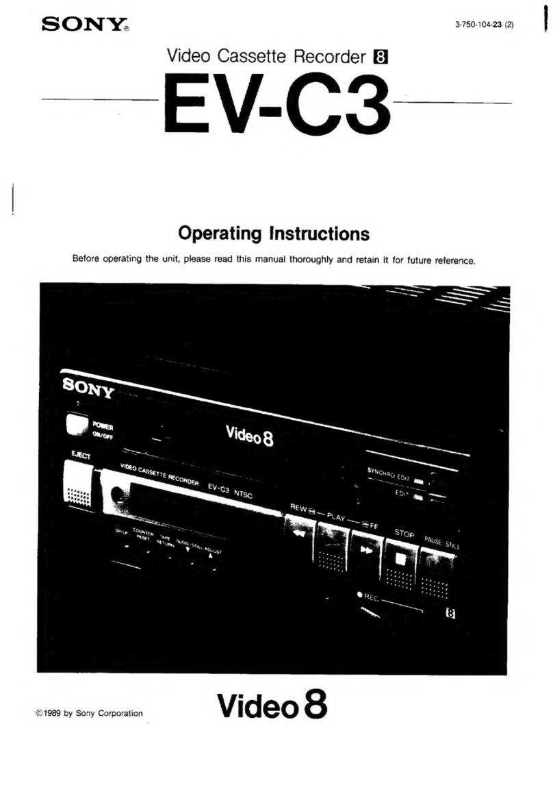 Sony EV-C3 User manual
