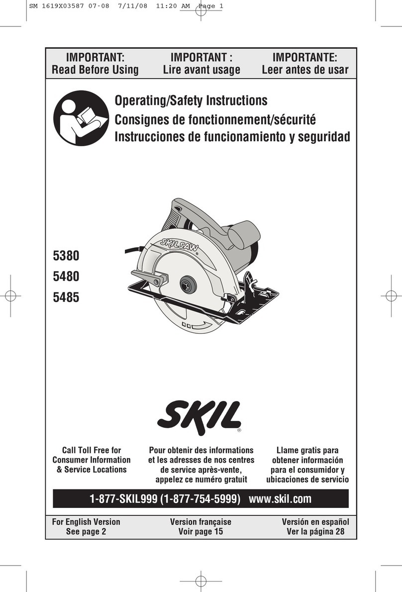 Skil 5480 Assembly instructions