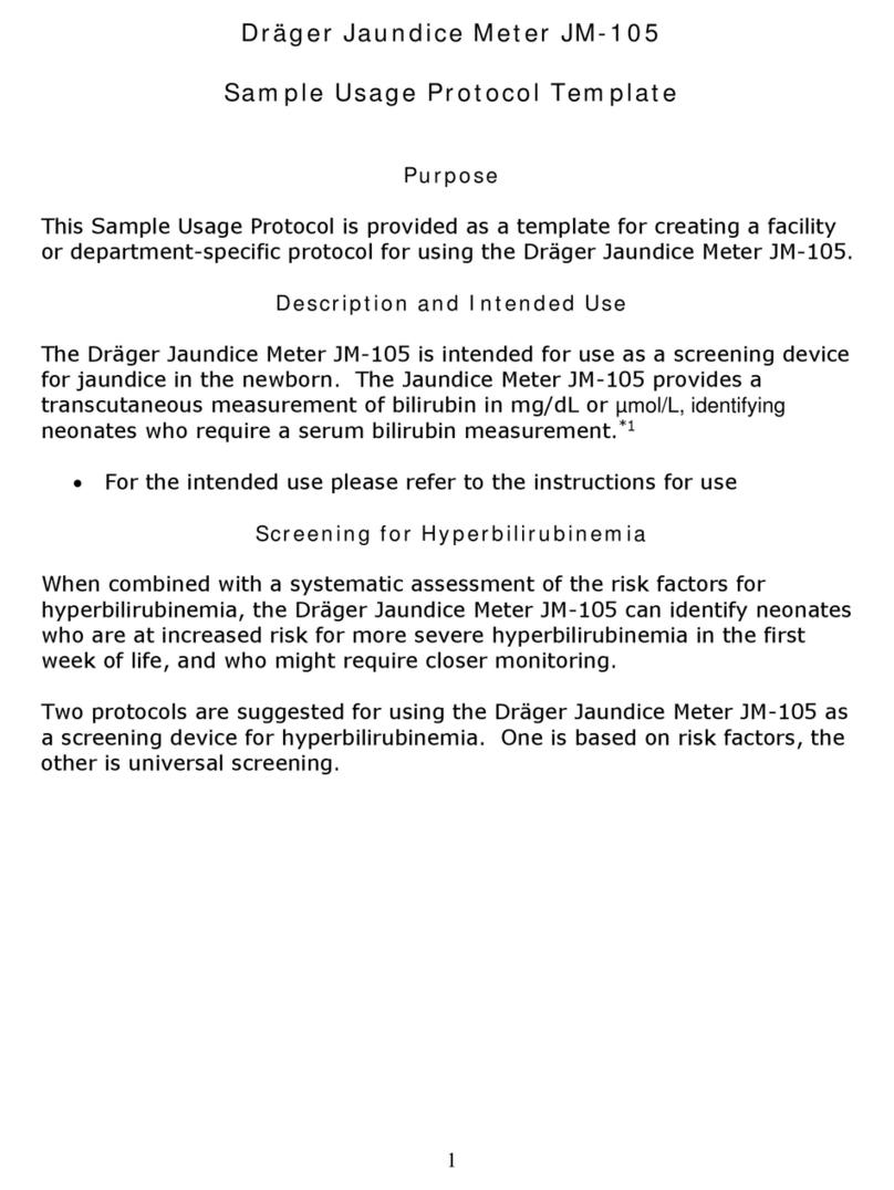 Dräger JM-105 User manual