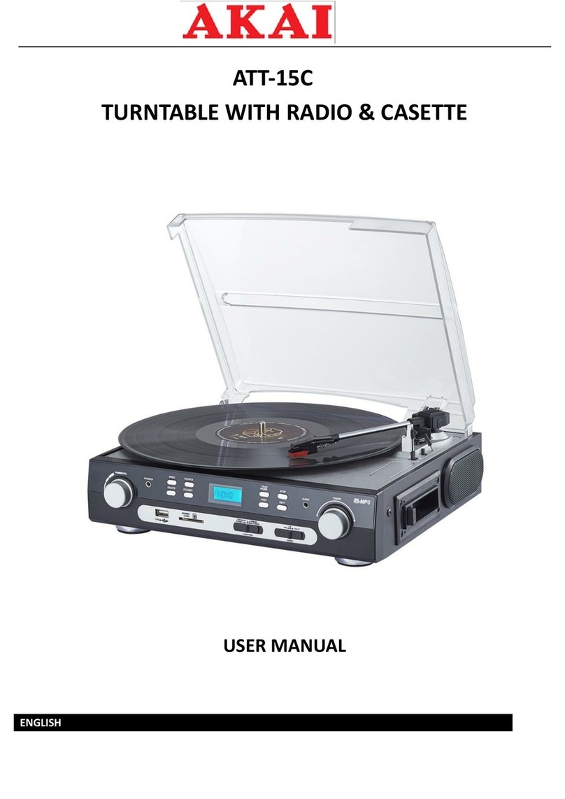 Akai ATT-15C user manual