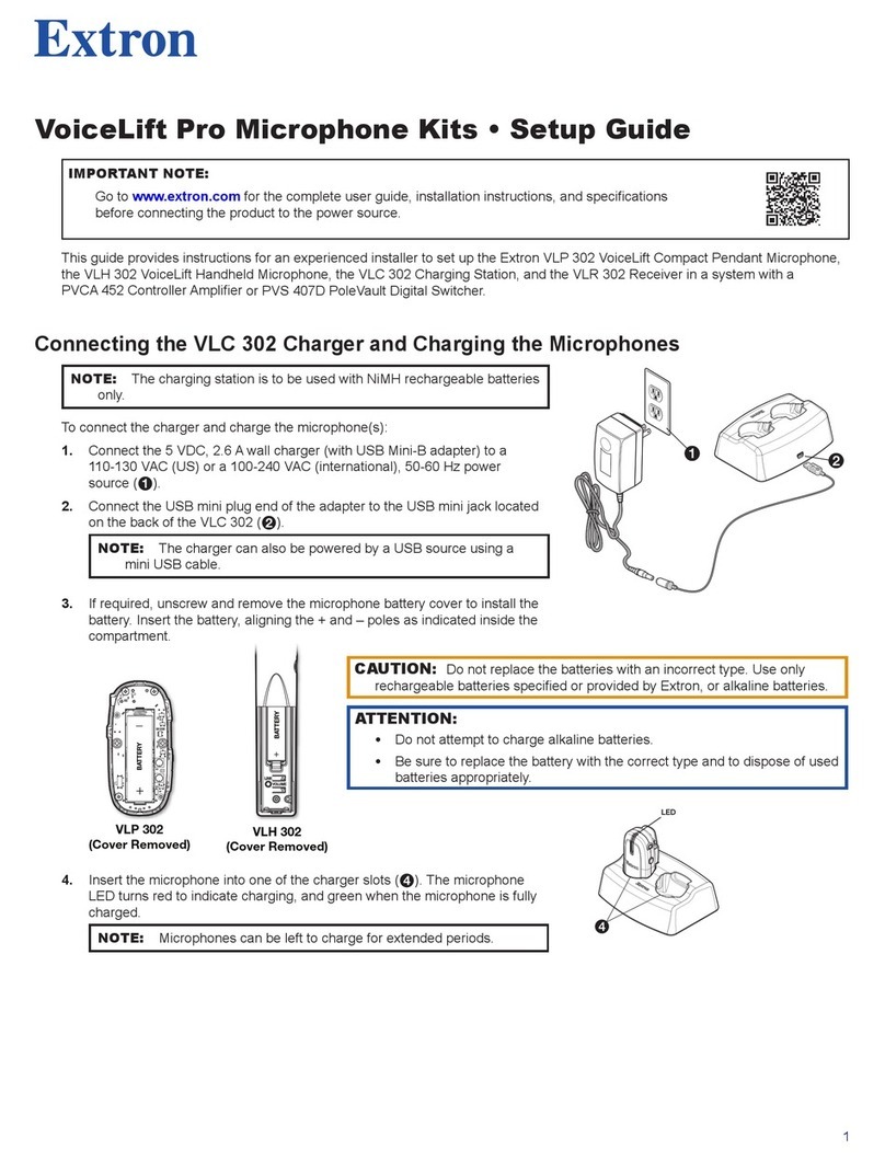Extron electronics VoiceLift Pro User manual