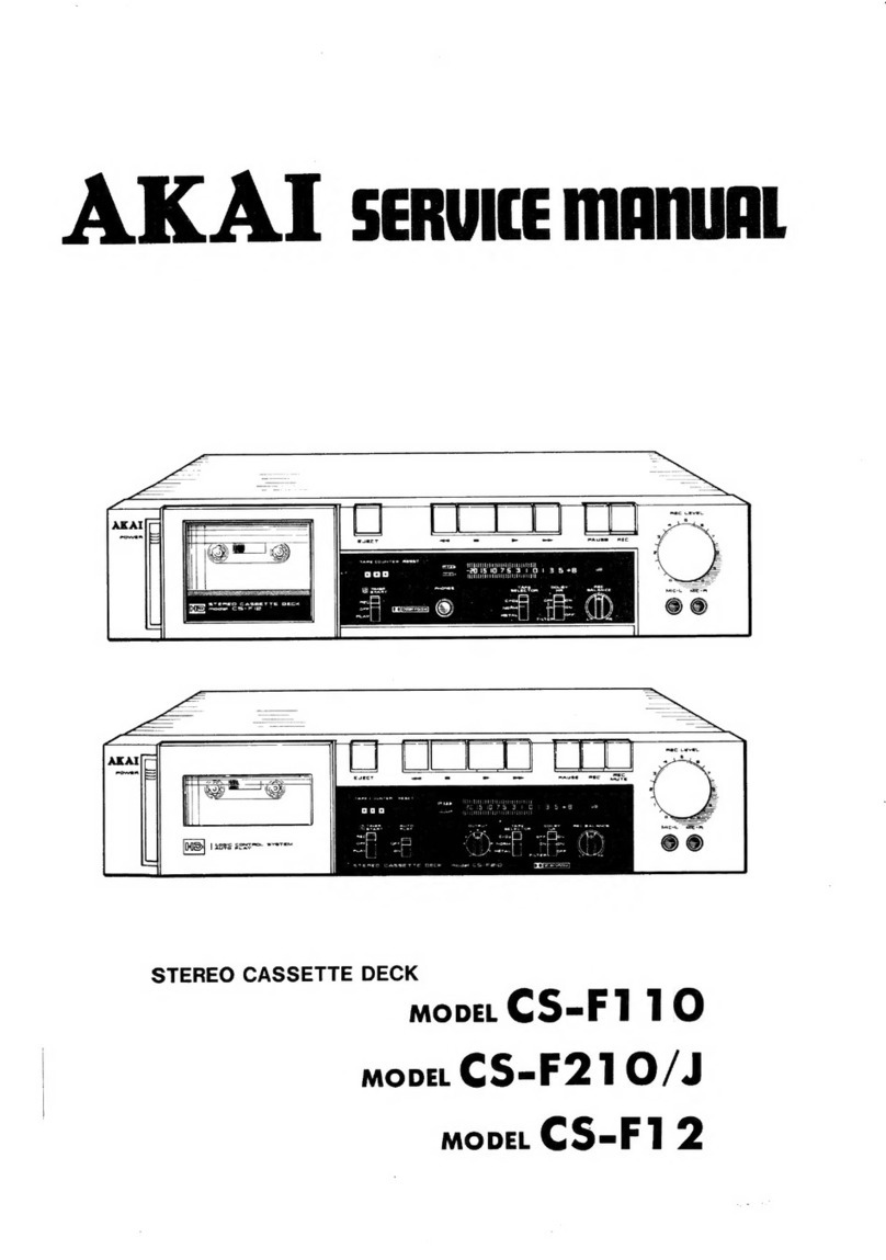 Akai CS-F110 User manual