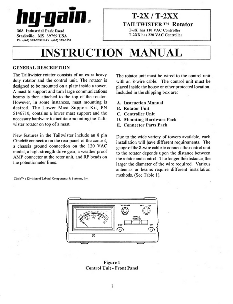 Hy-Gain TAILTWISTER T-2X instruction manual