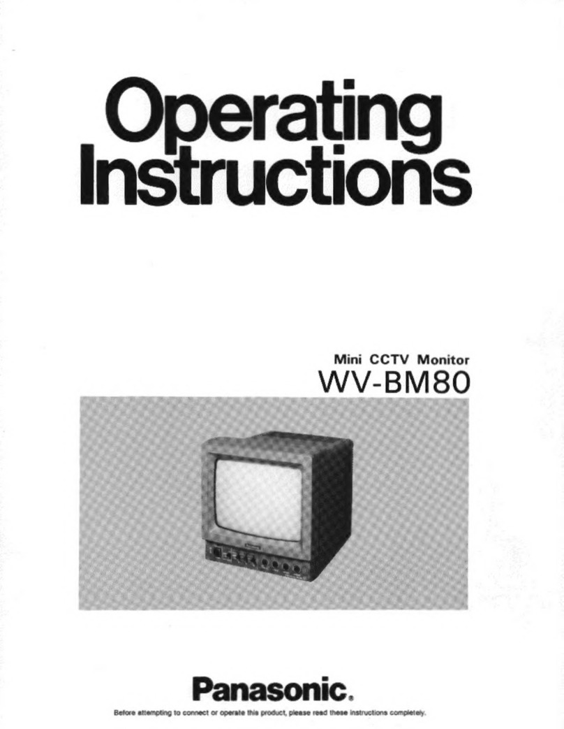 Panasonic WV-BM80 User manual