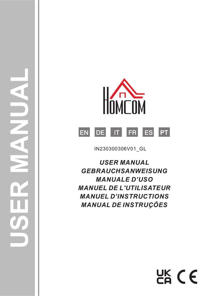 HOMCOM RH-120-2000B4-1 User manual