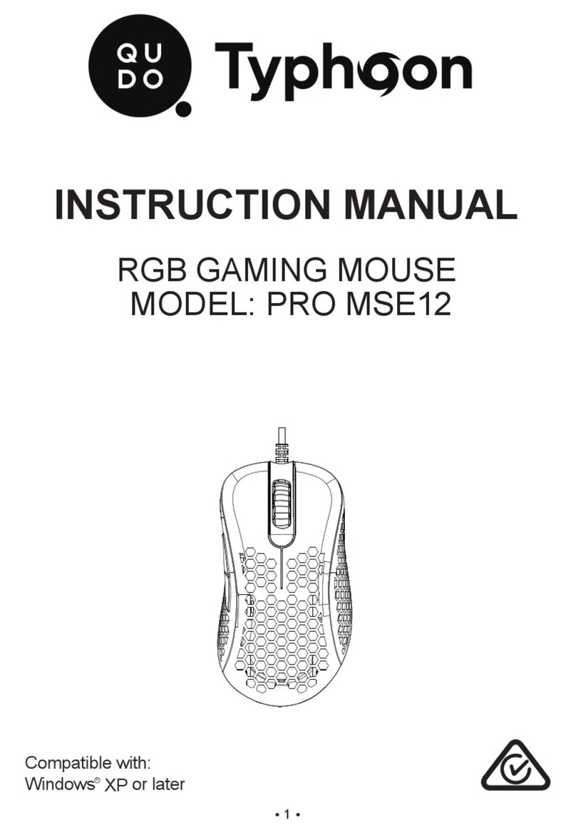 Qudo Typhoon Pro MSE12 instruction manual