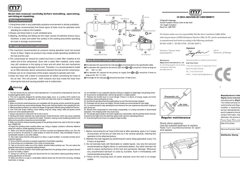 M7 QB-7215 User manual