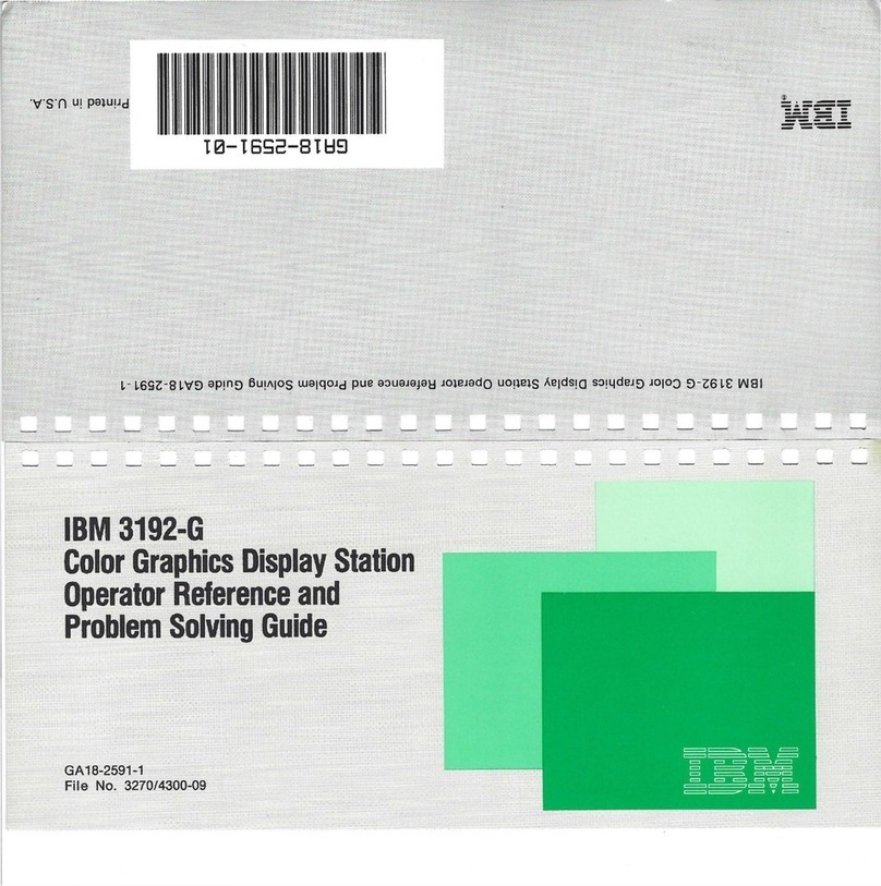 IBM 3192-G User manual