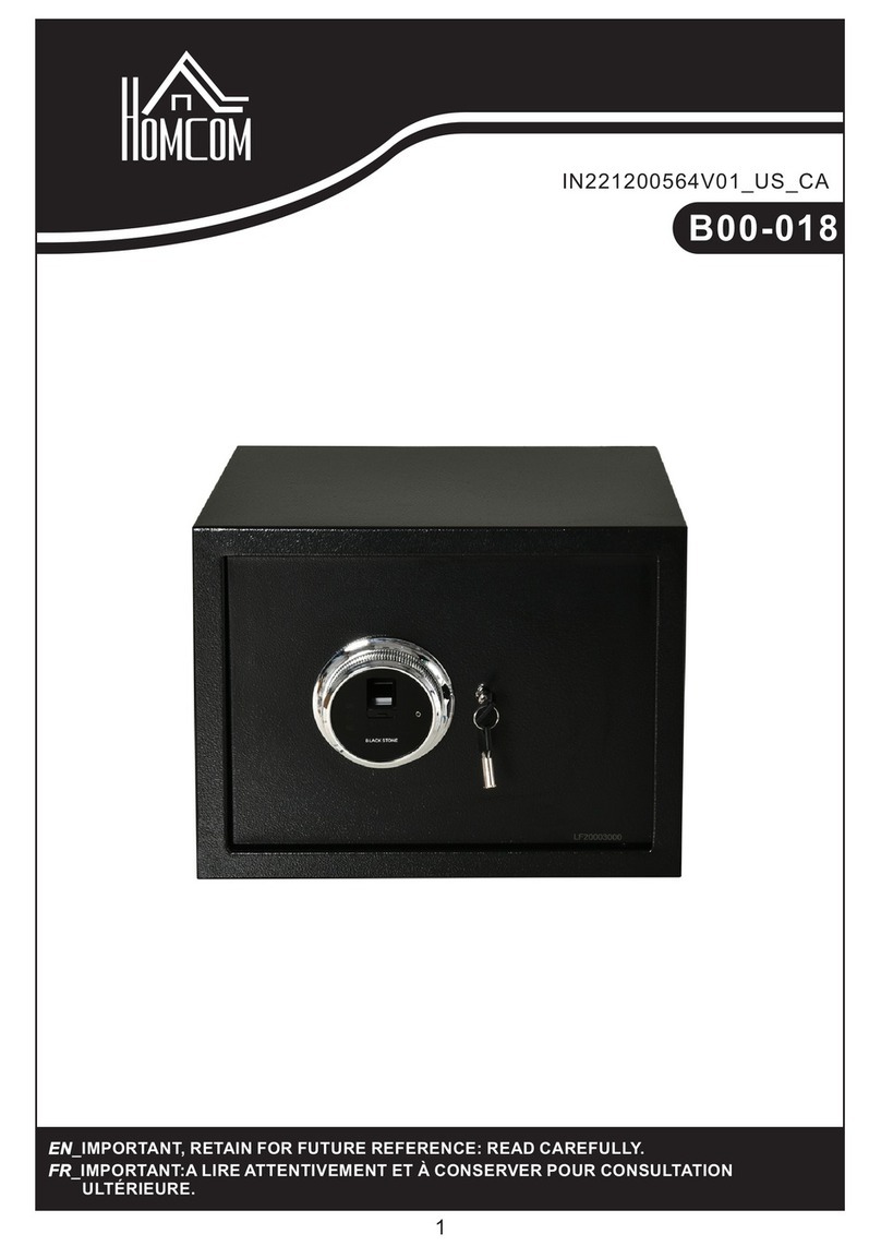 HOMCOM B00-018 instruction manual