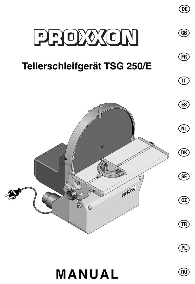 Proxxon TSG 250/E manual