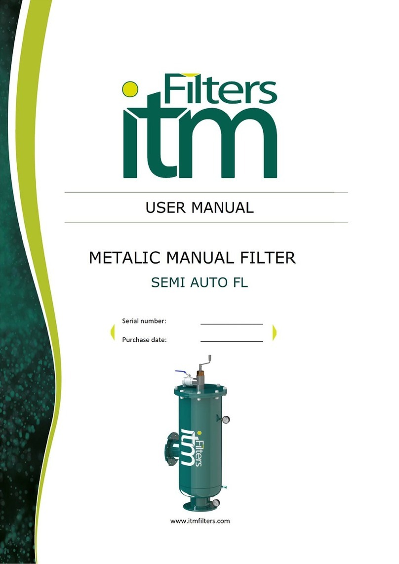Filters itm SEMI AUTO FL user manual