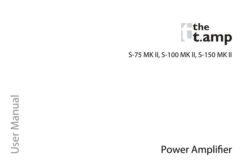 thomann the t.amp S-75 MK II user manual