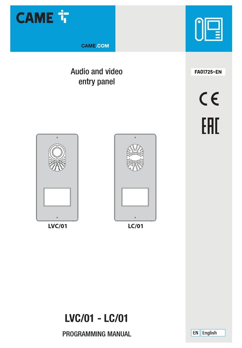 CAME LVC/01 Owner's manual