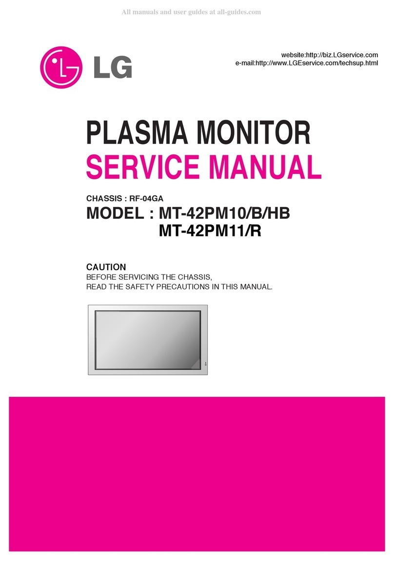 LG MT-42PM10 User manual