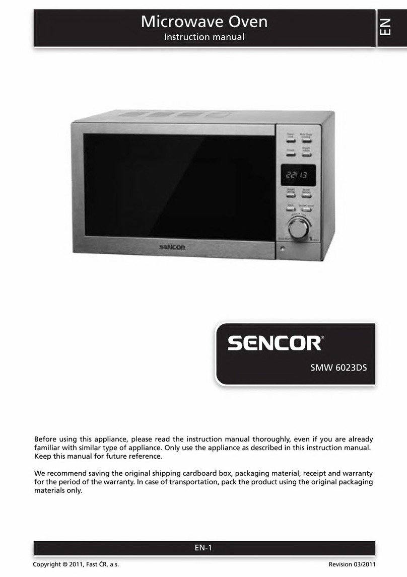 Sencor SMW 6023DS User manual Sencor SMW 6023DS User manual