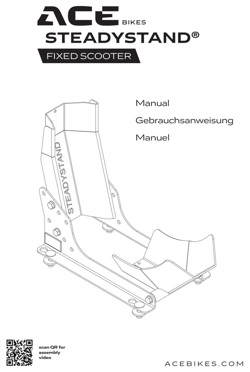 ACEBIKES SteadyStand Fixed Scooter User manual ACEBIKES SteadyStand Fixed Scooter User manual