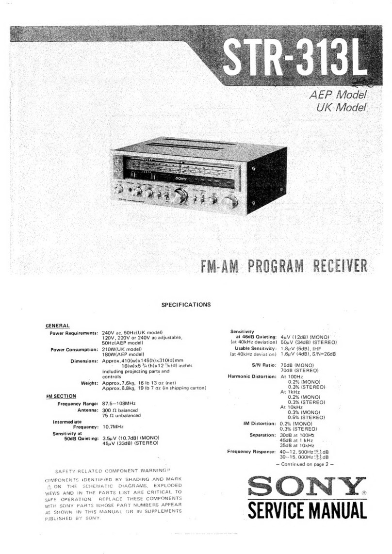 Sony STR-313L Service manual