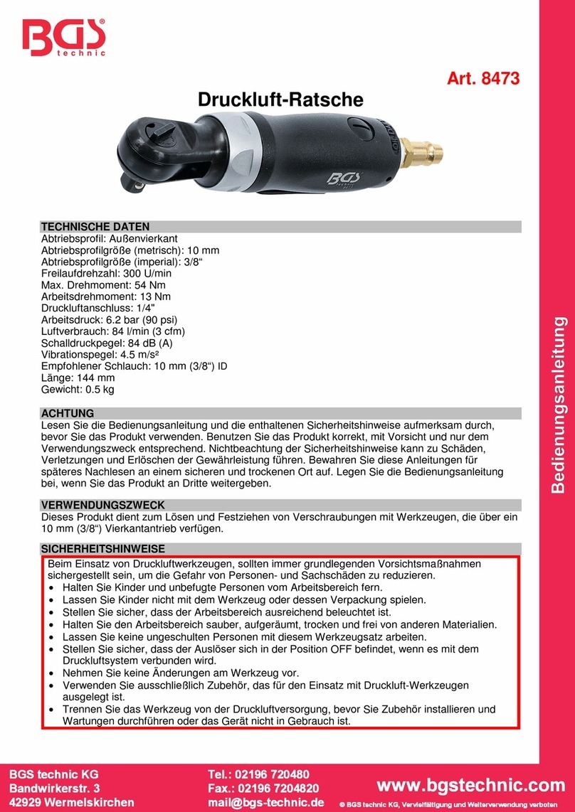 BGS technic 8473 User manual