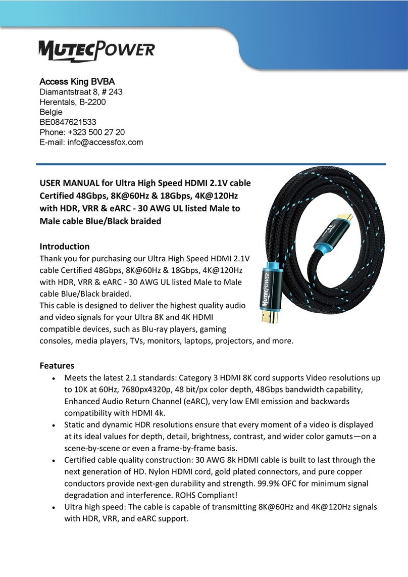 MutecPower Access King BVBA user manual