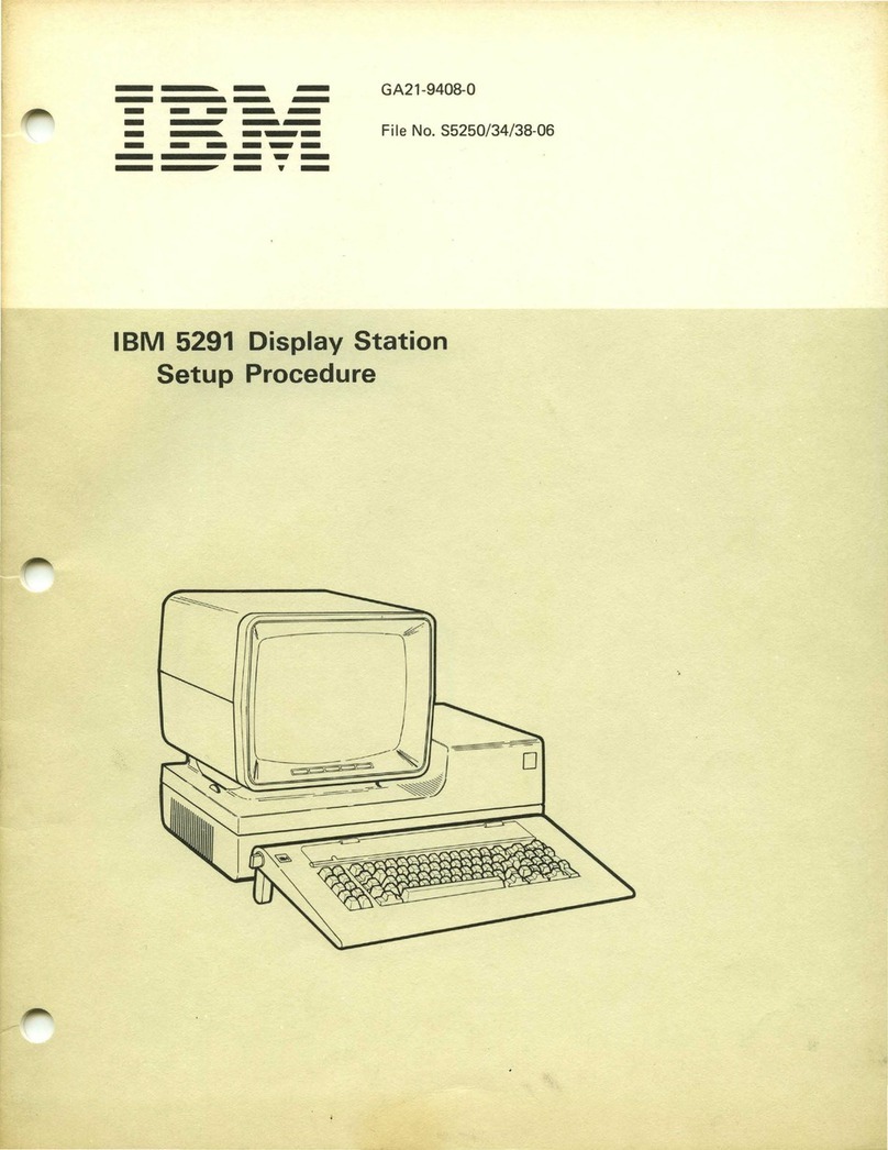 IBM 5291 Manual