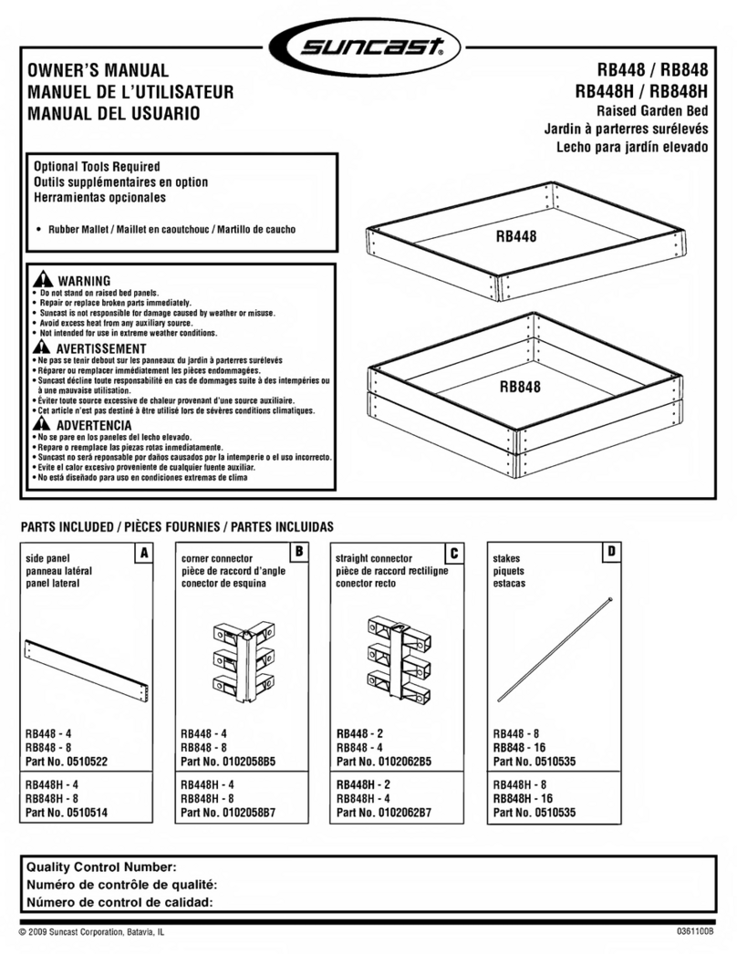 Suncast RB448 User manual
