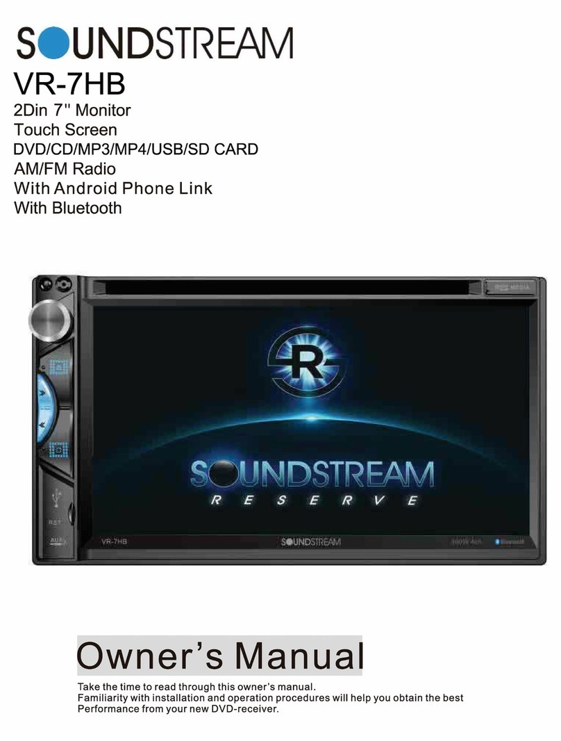 Soundstream VR-7HB User manual Soundstream VR-7HB User manual
