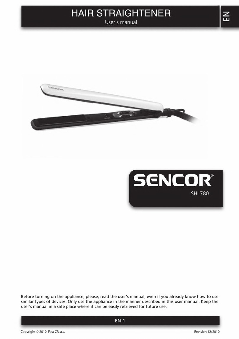 Sencor SHI 780 quick start guide