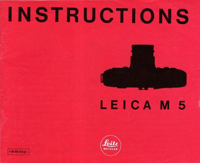 LEITZ LEICA M5 instructions