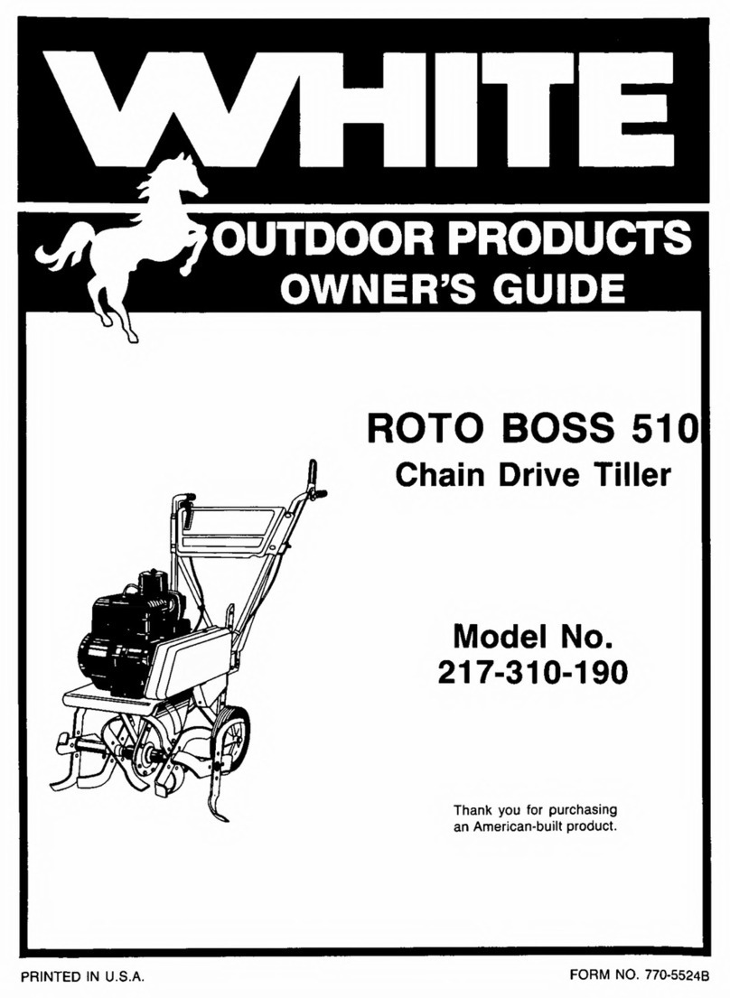 White Roto Boss 510 owner's guide
