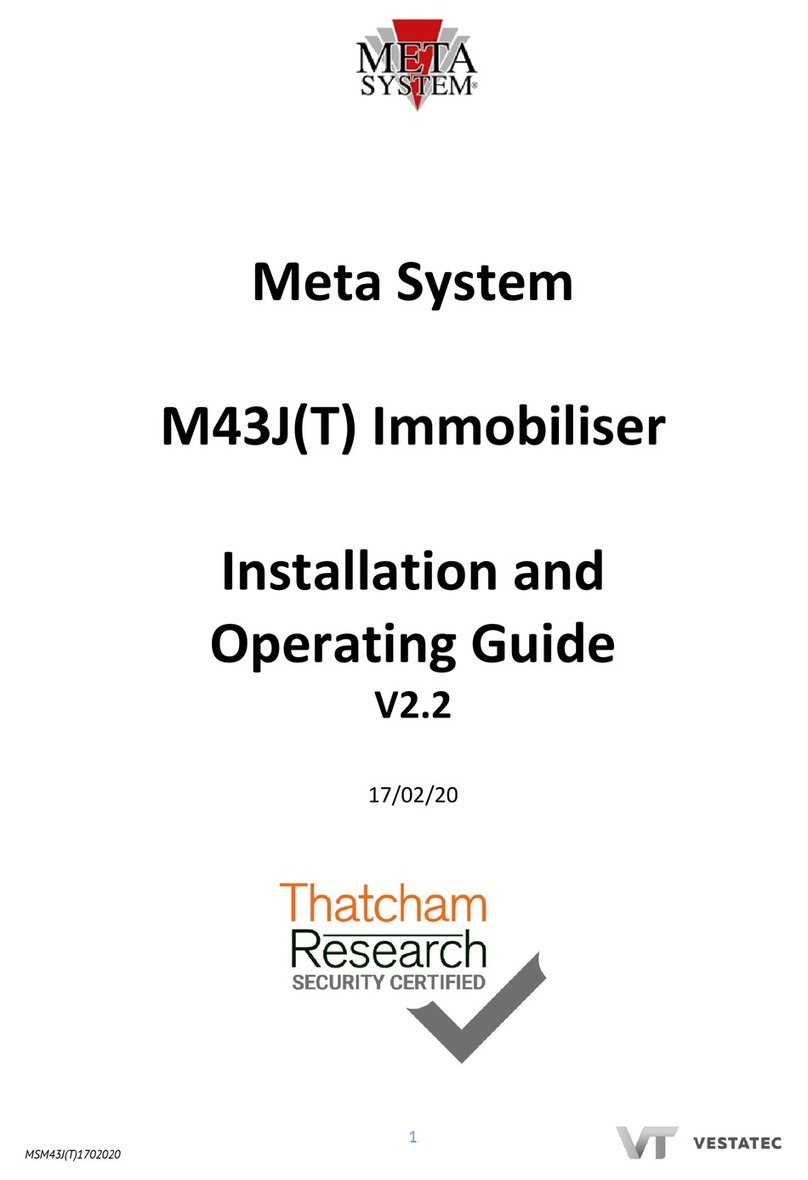 MetaSystem M43J Installation and operating guide MetaSystem M43J Installation and operating guide