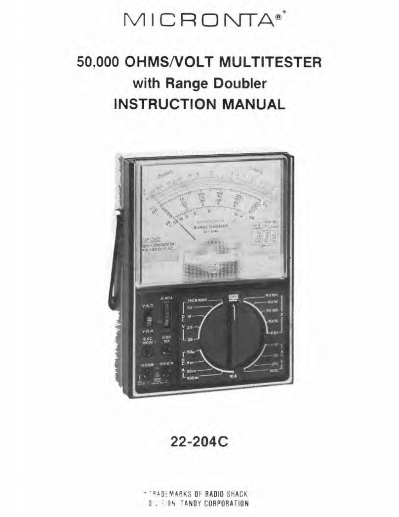 Micronta 22-204C instruction manual