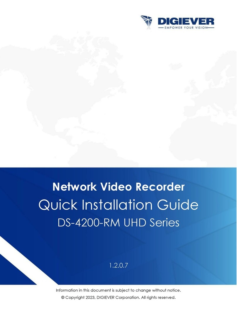 Digiever DS-4200-RM Pro Series User manual