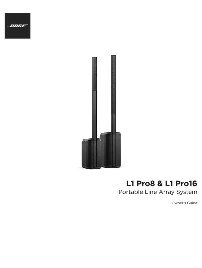 Bose L1 Pro8 User manual Bose L1 Pro8 User manual