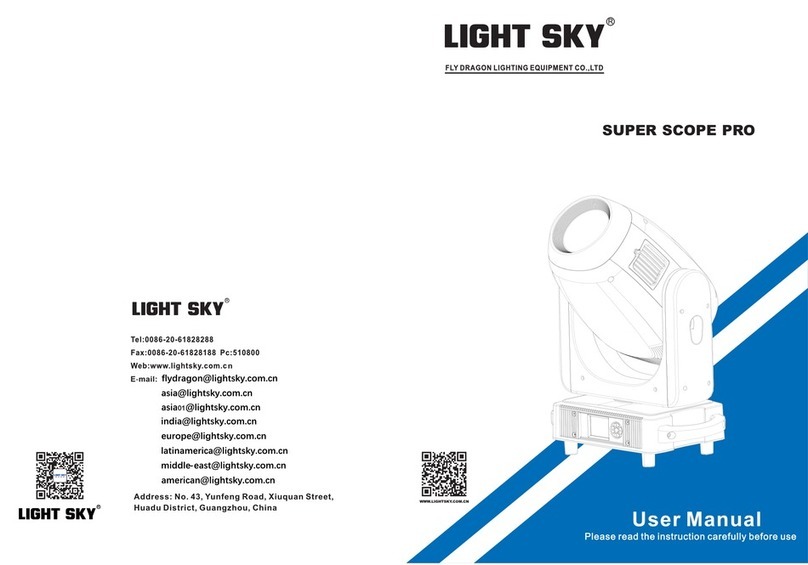 Light Sky SUPER SCOPE PRO user manual