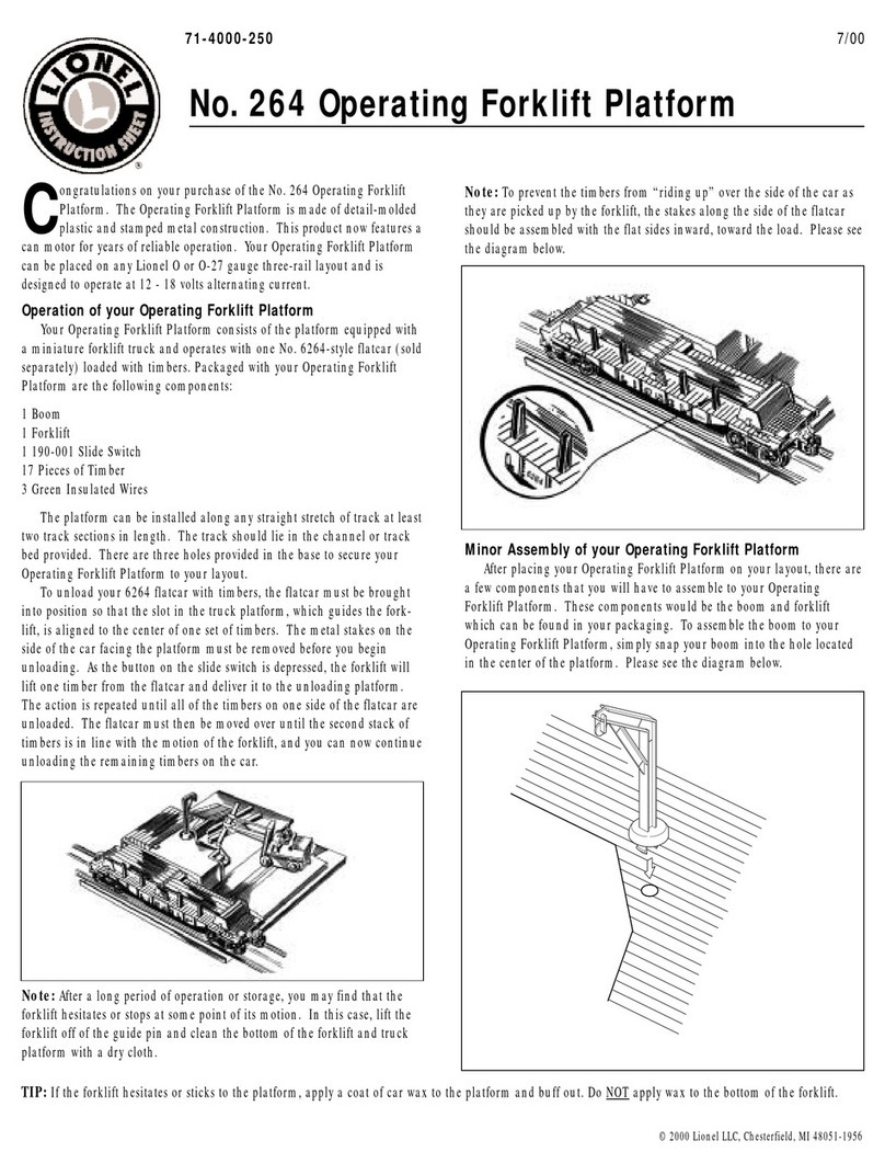 Lionel 264 User manual