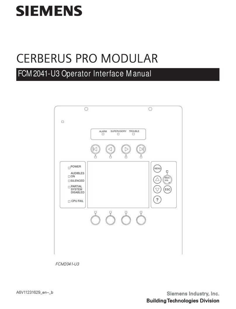 Siemens FCM2041-U3 User manual