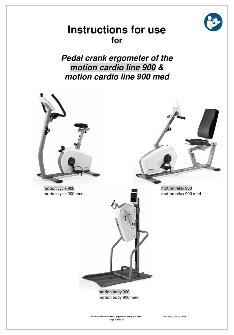 Emotion Fitness motion cardio line 900 Instructions for use