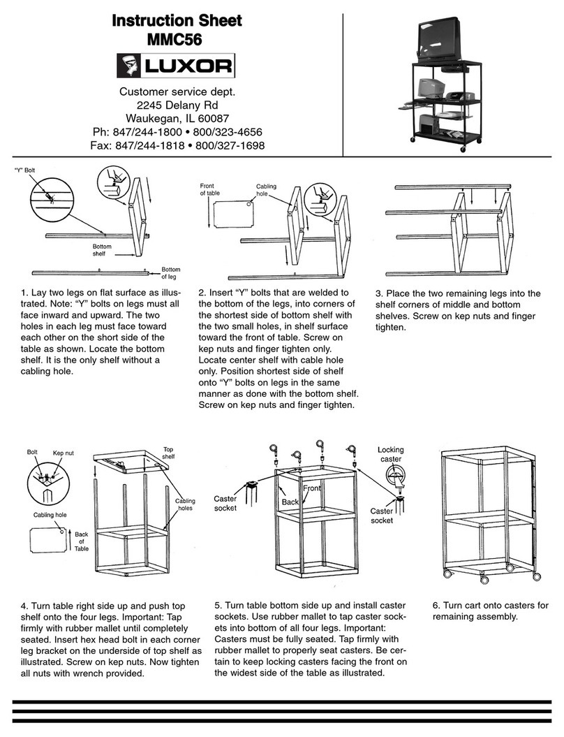 Luxor MMC56 instruction sheet