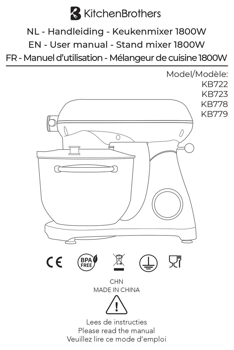 KitchenBrothers KB722 user manual
