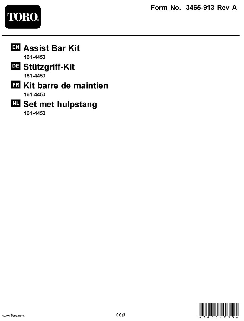 Toro 161-4450 User manual