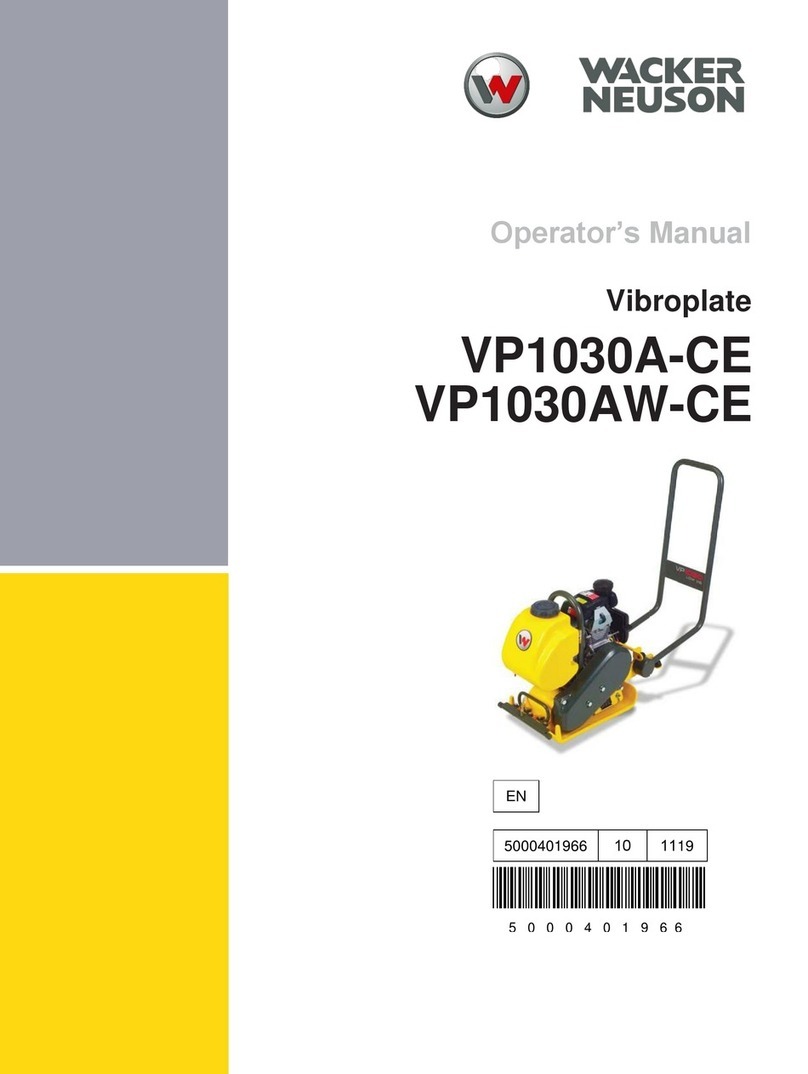 Wacker Neuson VP1030A-CE User manual
