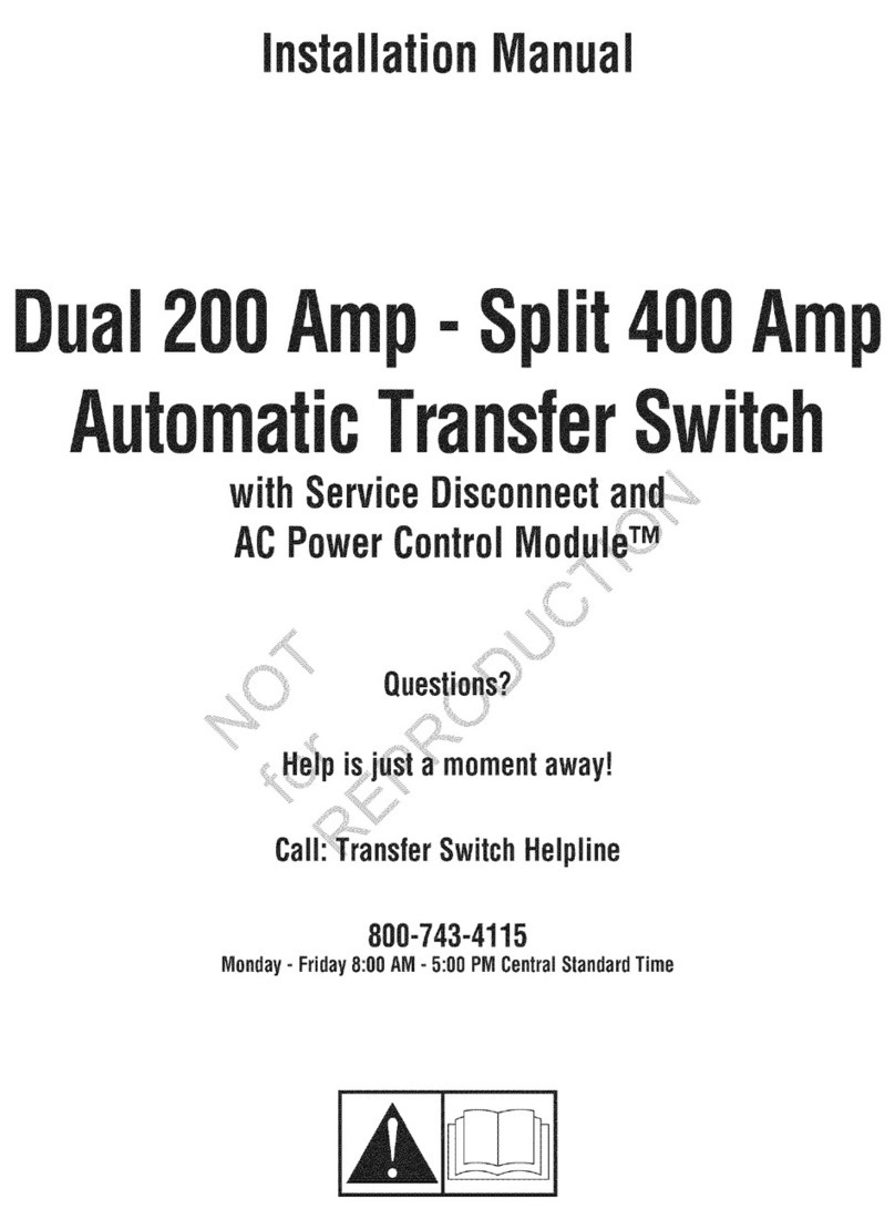 Briggs & Stratton Dual 200 Amp User manual